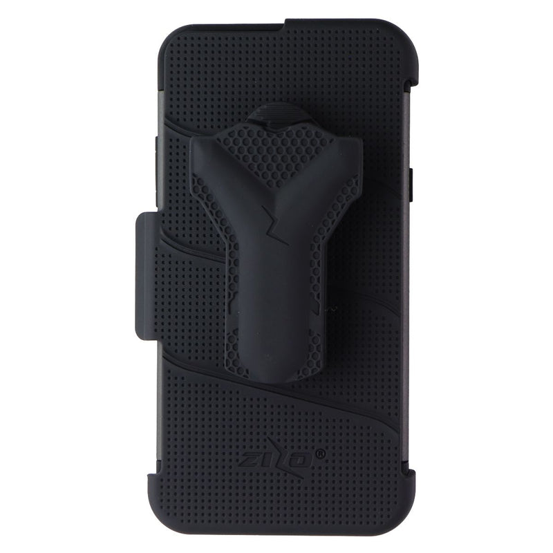 Zizo Bolt Series Case / Glass / Holster for LG Harmony 3 / K40 / Solo - Gray