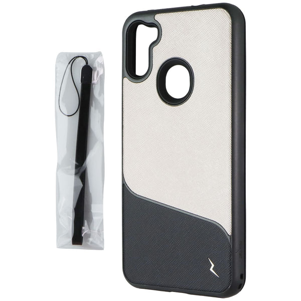 ZIZO Division Series Case for Samsung Galaxy A11 - Saffiano Blush (Black/Pink)