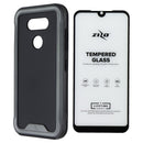 ZIZO Ion Series Case w/Glass for LG Fortune 3/Aristo 5/Tribute Monarch - Black