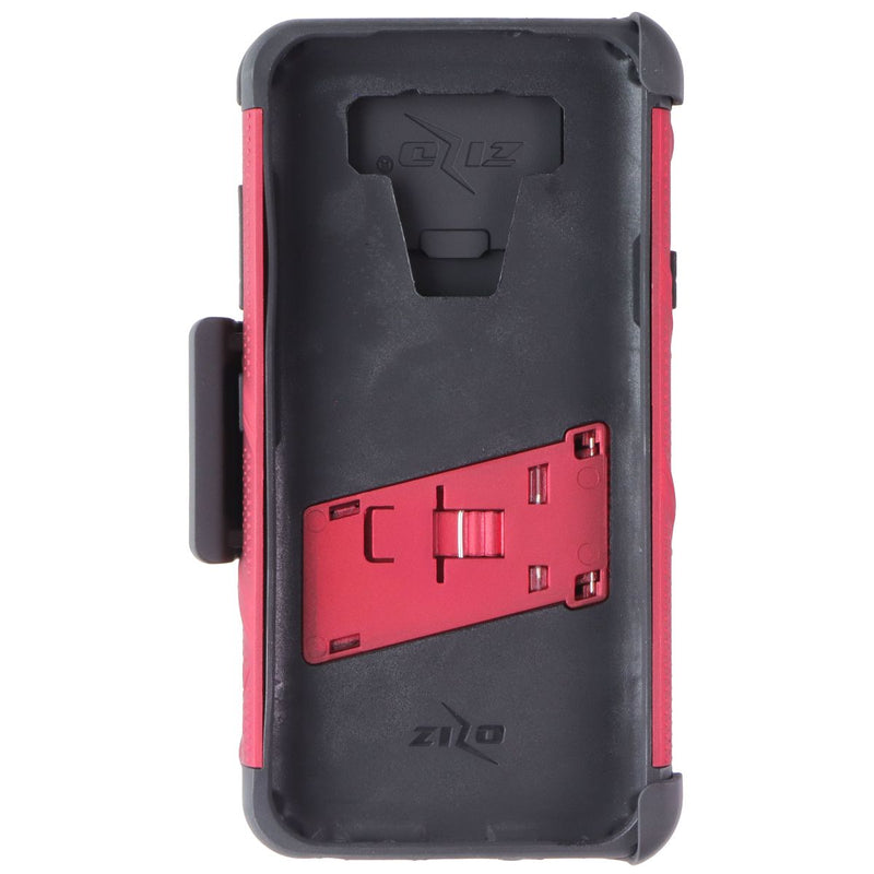 Zizo Bolt Series Case / Glass / Holster for LG Fortune 3/LG Aristo 5 - Red/Black