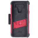 Zizo Bolt Series Case / Glass / Holster for LG Fortune 3/LG Aristo 5 - Red/Black