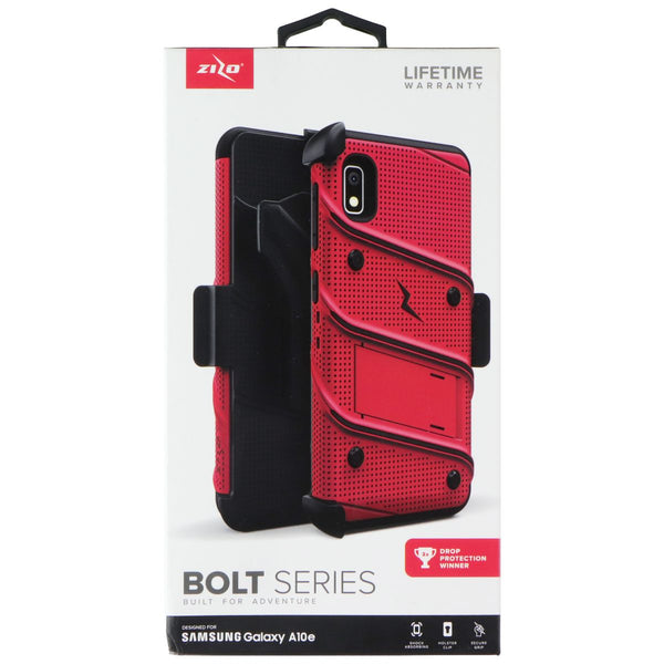 ZIZO Bolt Series Case / Holster / Glass for Samsung Galaxy A10e - Red