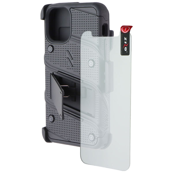 ZIZO Bolt Series Case / Holster / Glass for Apple iPhone 12 Mini - Black