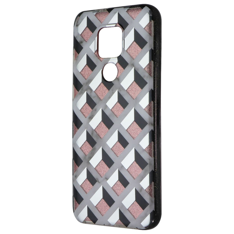 Zizo Divine Series Case for Motorola Moto G Play (2021) - Pink/Silver Geo