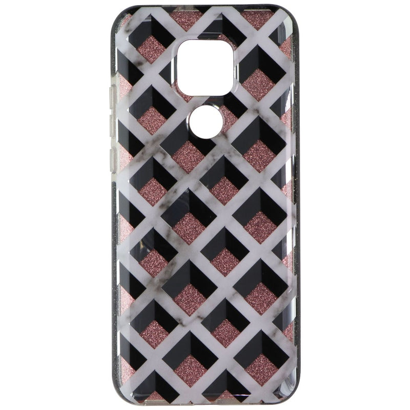 Zizo Divine Series Case for Motorola Moto G Play (2021) - Pink/Silver Geo