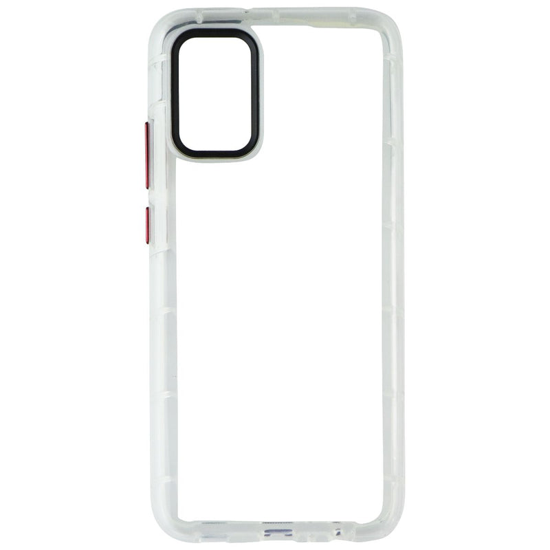 Zizo Surge Series Case w/ Customizable Buttons For Samsung Galaxy A02s - Clear