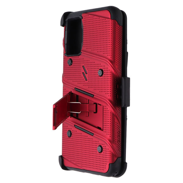 ZIZO Bolt Series Case / Holster / Glass for Samsung Galaxy A02s - Red/Black
