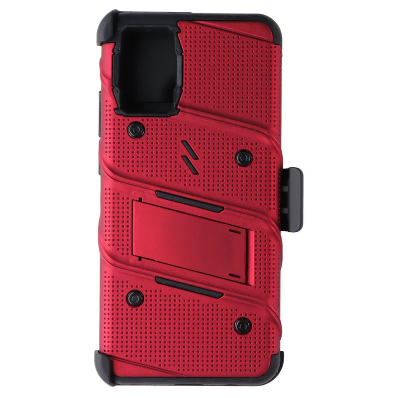 ZIZO Bolt Series Case / Holster / Glass for Samsung Galaxy A02s - Red/Black