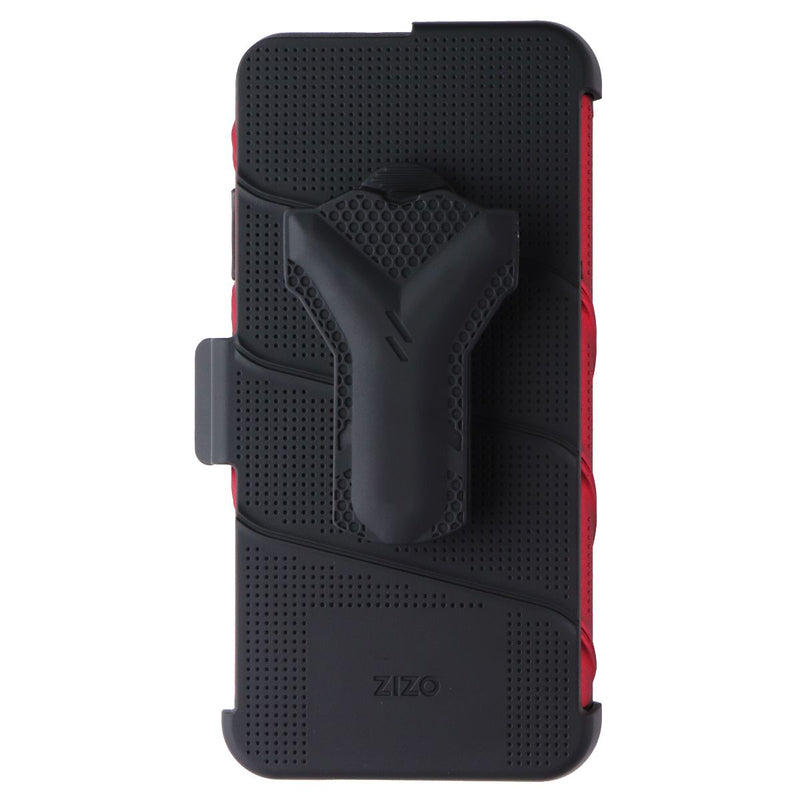 ZIZO Bolt Series Case / Holster / Glass for Samsung Galaxy A02s - Red/Black