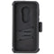 Zizo Bolt Series Case & Holster with Tempered Glass for Moto G7 Play - Black