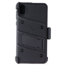 Zizo Bolt Series Case & Holster with Tempered Glass for Moto E6 - All Black