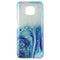 Zizo Divine Series Hard Case for Moto G Power (2021) - Blue Swirl/Star Glitter