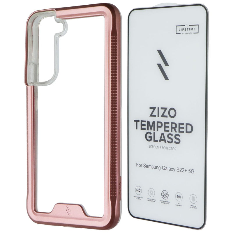 ZIZO Ion Series Case and Screen Protector for Samsung Galaxy S22+ (5G) - Rose