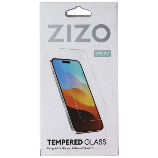 ZIZO Tempered Glass Screen Protector for Apple iPhone 15/15 Pro - Clear