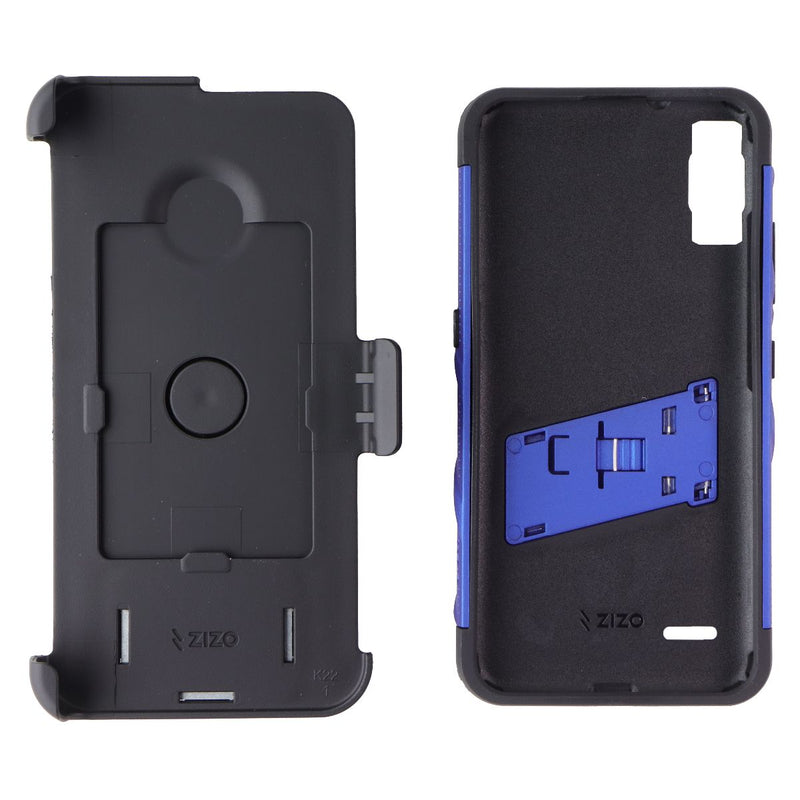 Zizo Bolt Series Case and Holster for LG Fortune 4 / LG K22 - Blue