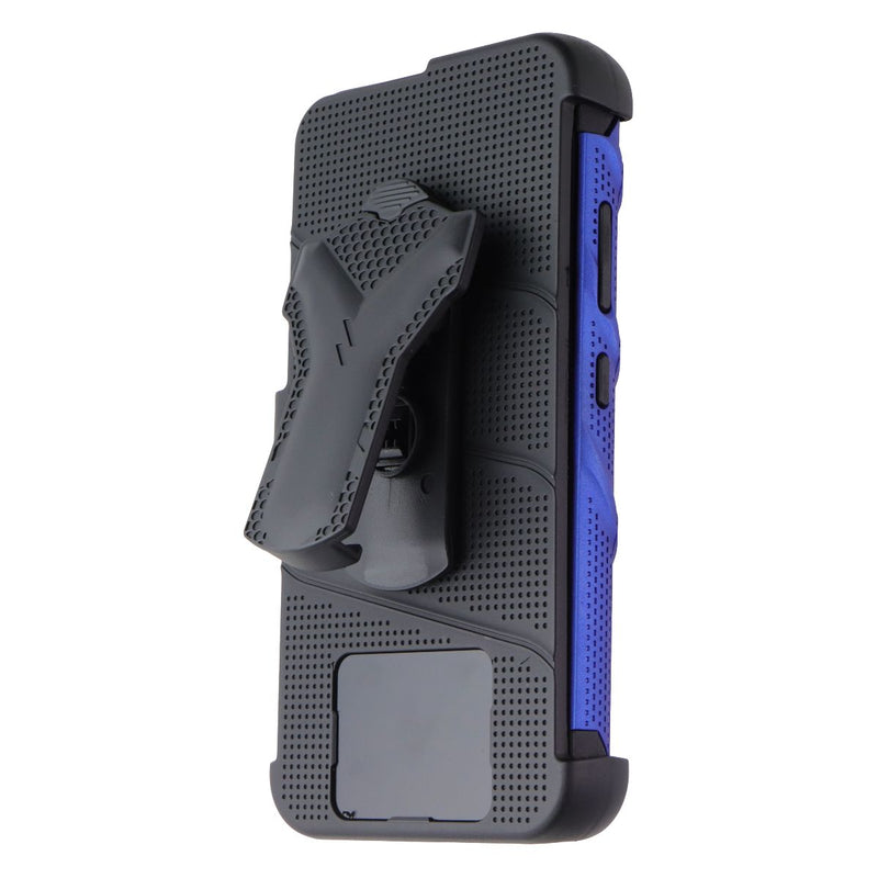 Zizo Bolt Series Case and Holster for LG Fortune 4 / LG K22 - Blue