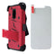 ZIZO Bolt Series Case / Holster / Glass for Motorola Moto G4 Play - Red/Black