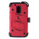 ZIZO Bolt Series Case / Holster / Glass for Motorola Moto G4 Play - Red/Black