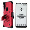 Zizo Bolt Series Case and Holster for Motorola Moto E (2020) - Red/Black