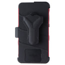Zizo Bolt Series Case and Holster for Motorola Moto E (2020) - Red/Black