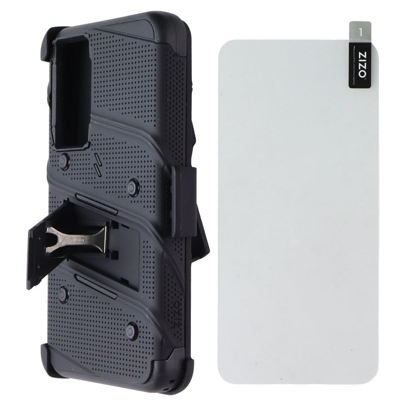 ZIZO Bolt Bundle with Case/Holster/Glass for Samsung Galaxy S23 FE- Black