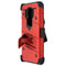 Zizo Bolt Series Case with Glass for Moto G7 Supra/Power - Red/Black