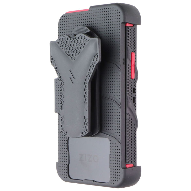 ZIZO Bolt Series Case / Holster / Glass for Apple iPhone 12 Mini - Black/Red