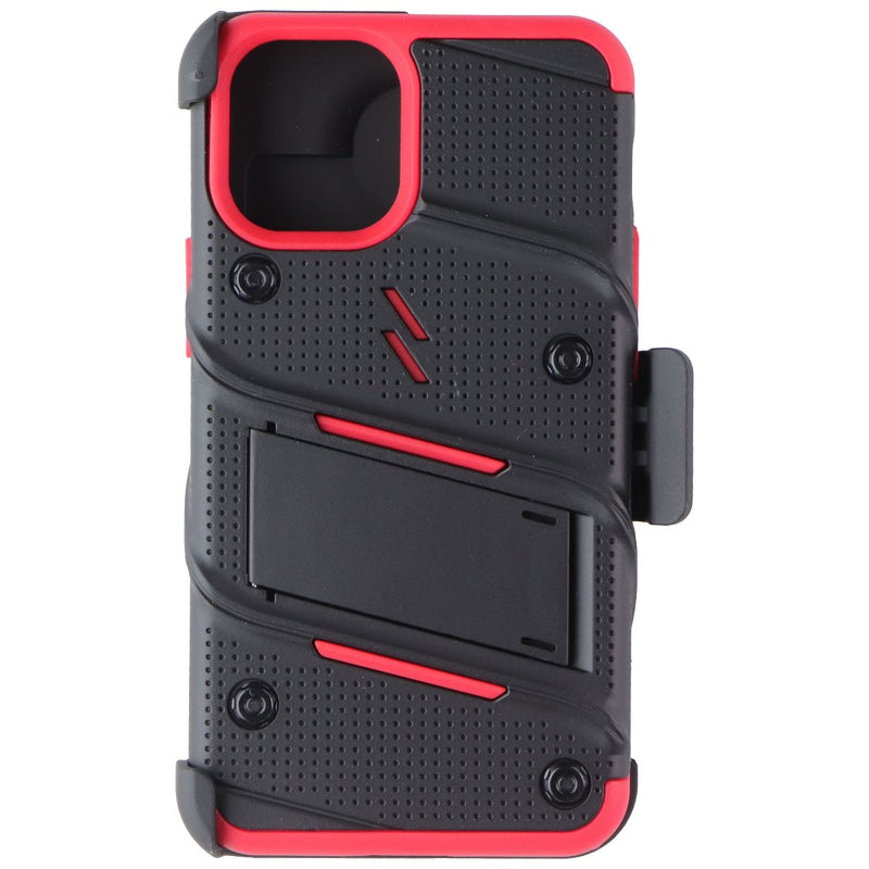 ZIZO Bolt Series Case / Holster / Glass for Apple iPhone 12 Mini - Black/Red