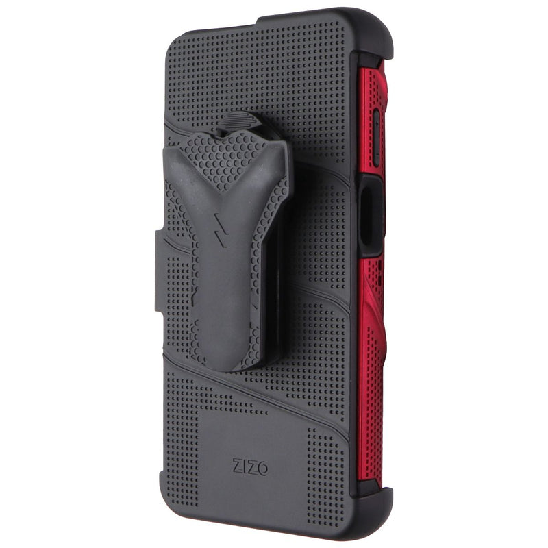 ZIZO Bolt Bundle w/Case + Screen Protector + Holster for Moto g (5G) - Red