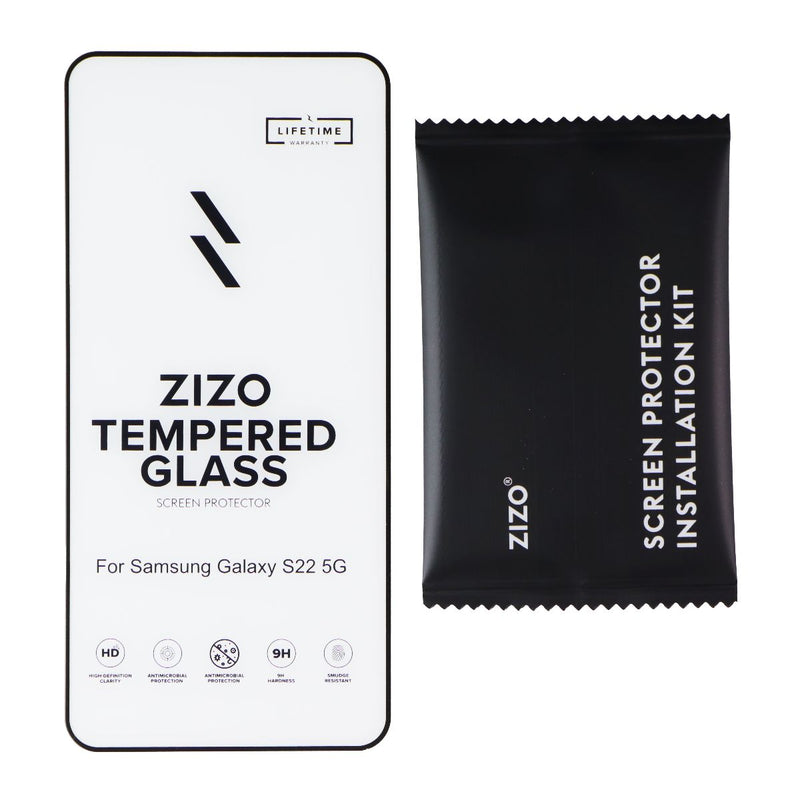 ZIZO ION Series Case and Screen Protector for Samsung Galaxy S22 (5G) - Black