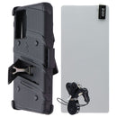 Zizo Bolt Series Bundle Case/Screen for Motorola Moto G Stylus 5G (2024) - Black