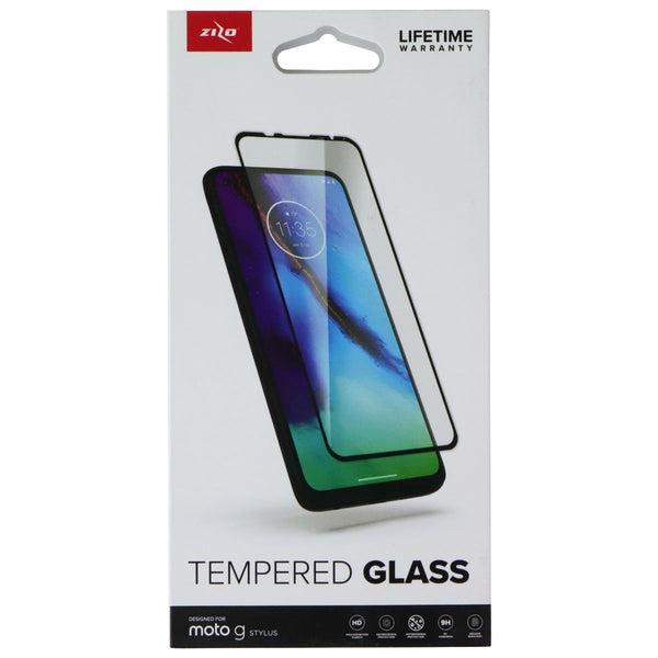 ZIZO Tempered Glass Screen Protector for Moto G Stylus - Black