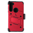 ZIZO Bolt Series Case / Screen / Holster for Motorola Moto G Stylus (2020) - Red