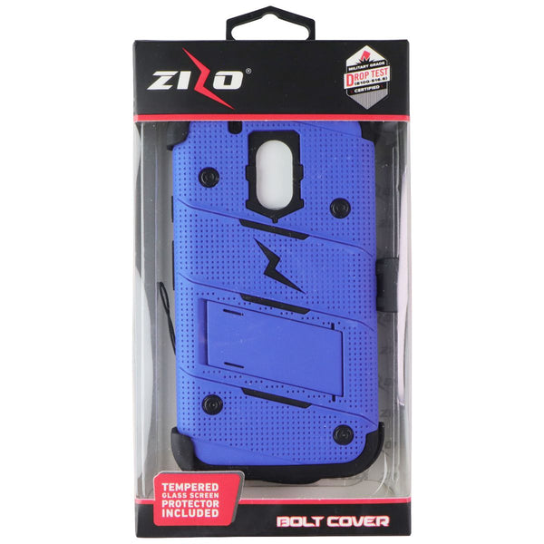 ZIZO Bolt Series Case and Holster for Motorola Moto G4 Play - Blue/Black