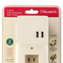 Aluratek ( AUWCS02FS ) 3.1A Dual USB Charger for Outlet - White