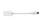 Apple ( MJ1M2AM/A ) USB Type - C to USB Female Adapter for USB - White