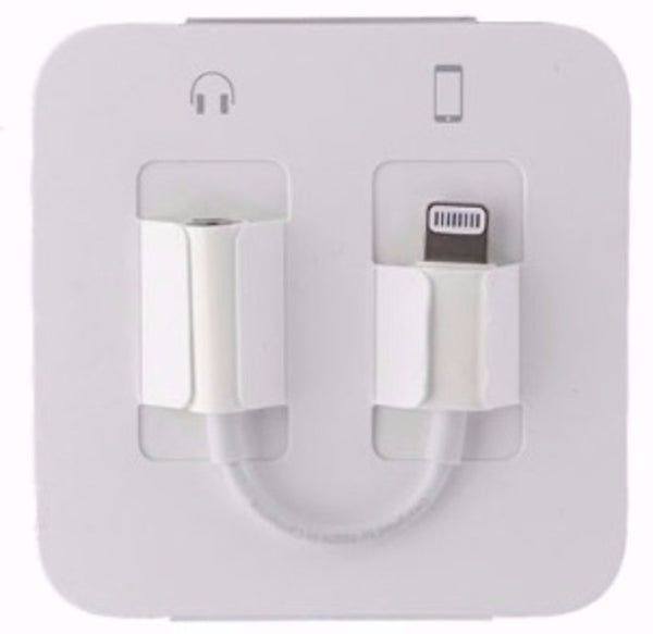 Apple Lightning 8-Pin to 3.5mm Female Headphone Jack for iPhone/iPad (MMX62AM/A)