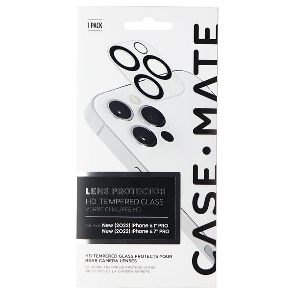 Case-Mate HD Tempered Glass Camera Protector for iPhone 14 Pro/iPhone 14 Pro Max