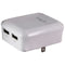 TYLT Dual USB Wall Power Charging Adapter Designed for Apple iPads - White