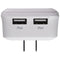 TYLT Dual USB Wall Power Charging Adapter Designed for Apple iPads - White