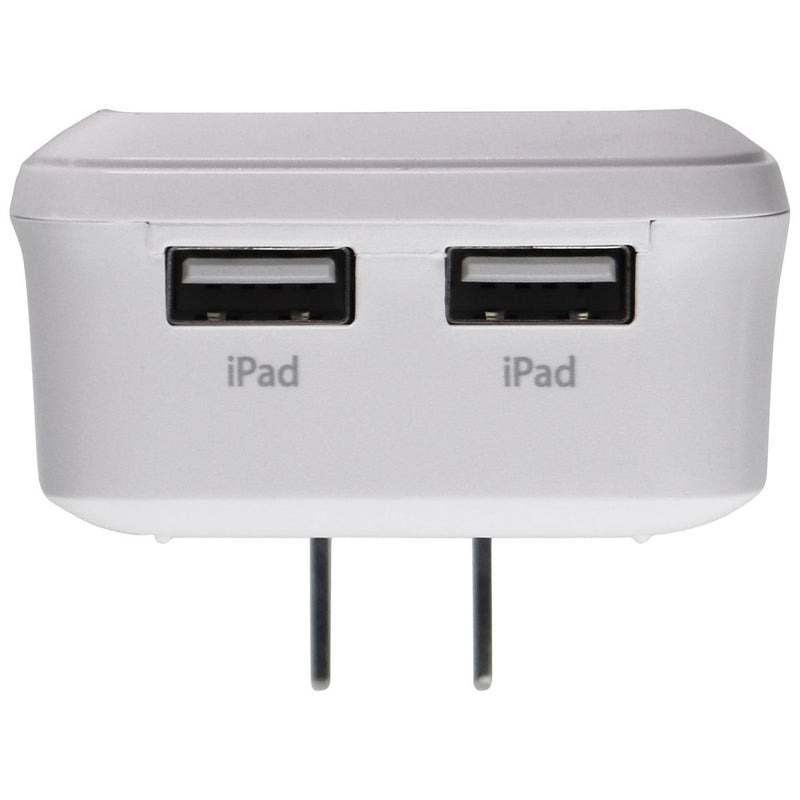 TYLT Dual USB Wall Power Charging Adapter Designed for Apple iPads - White