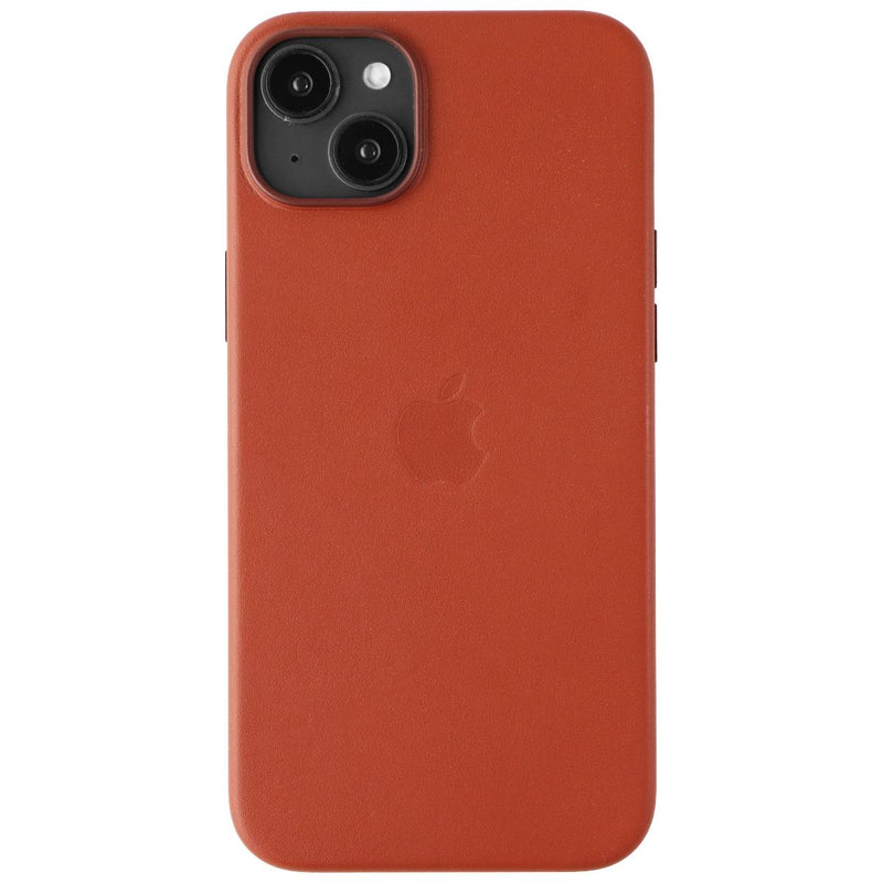 Apple Leather Case for  MagSafe for iPhone 14 Plus - Umber
