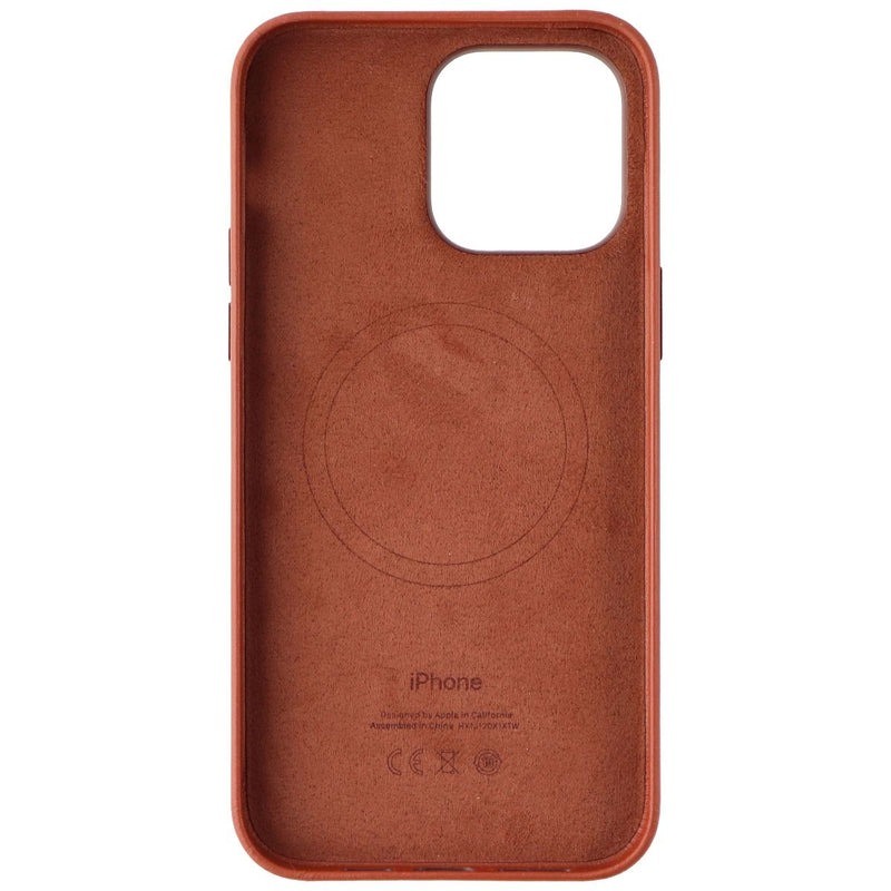 Apple Leather Case for MagSafe for iPhone 14 Pro Max - Umber