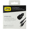 OtterBox USB-C to USB-A Dual Port Car Charging Kit (24W) - Black
