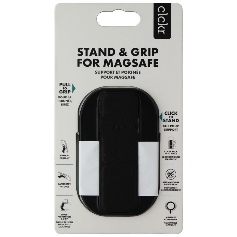 CLCKR Stand and Grip Kickstand with MagSafe for iPhone - Black