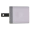 Universal (5V/2.1A) Dual USB Wall Charger Travel Adapter - White/Gray (US2018)