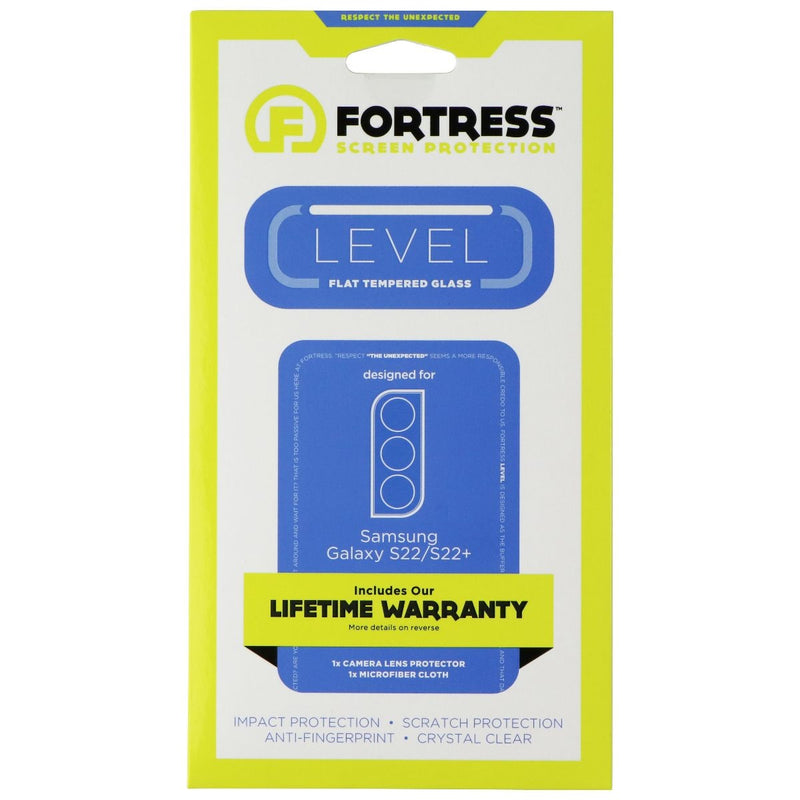 Fortress Tempered Glass Camera Lens Protector and Cover for Galaxy S22 / (S22+)