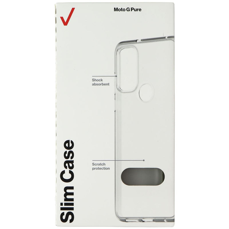 Verizon Slim Sustainable Series Case for Motorola Moto G Pure - Clear