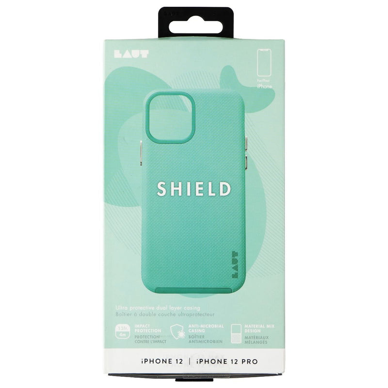LAUT Shield Series Dual Layer Case for iPhone 12 and iPhone 12 Pro - Mint Teal