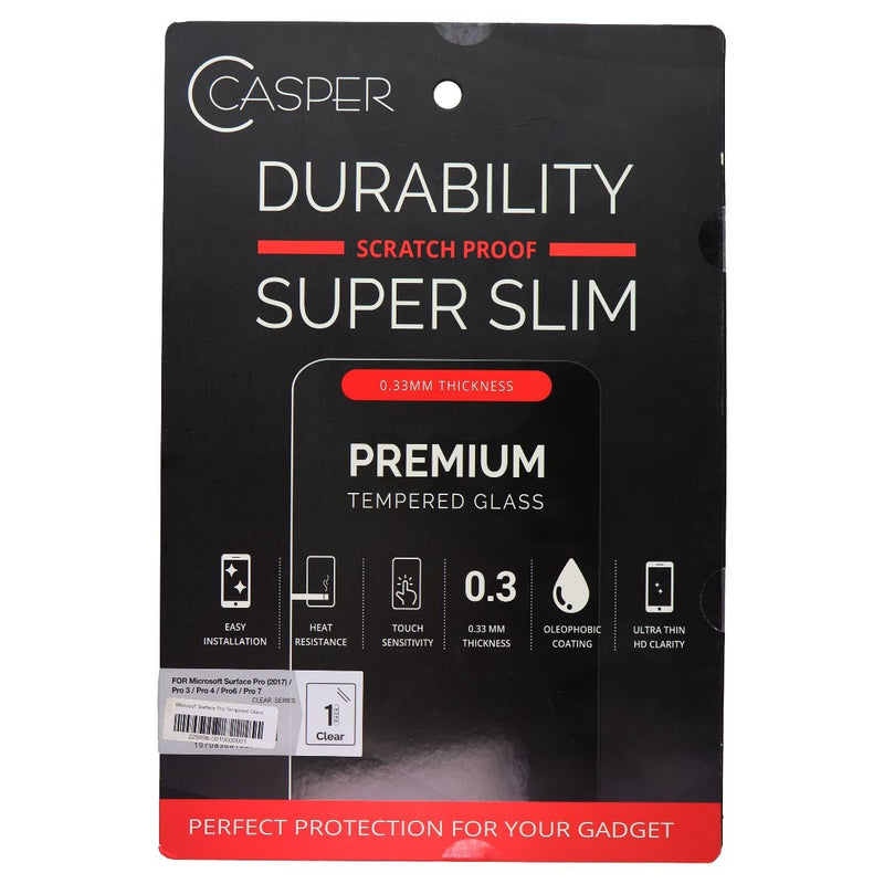 Casper Durability 0.33mm Slim Tempered Glass for Microsoft Surface Pro (2017)
